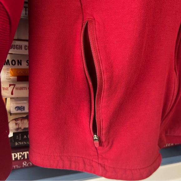 Puma Burgundy Zip Up Hooded Jacket Men’s - Picture 10 of 16